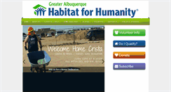 Desktop Screenshot of habitatabq.org