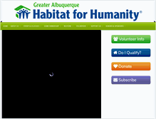 Tablet Screenshot of habitatabq.org